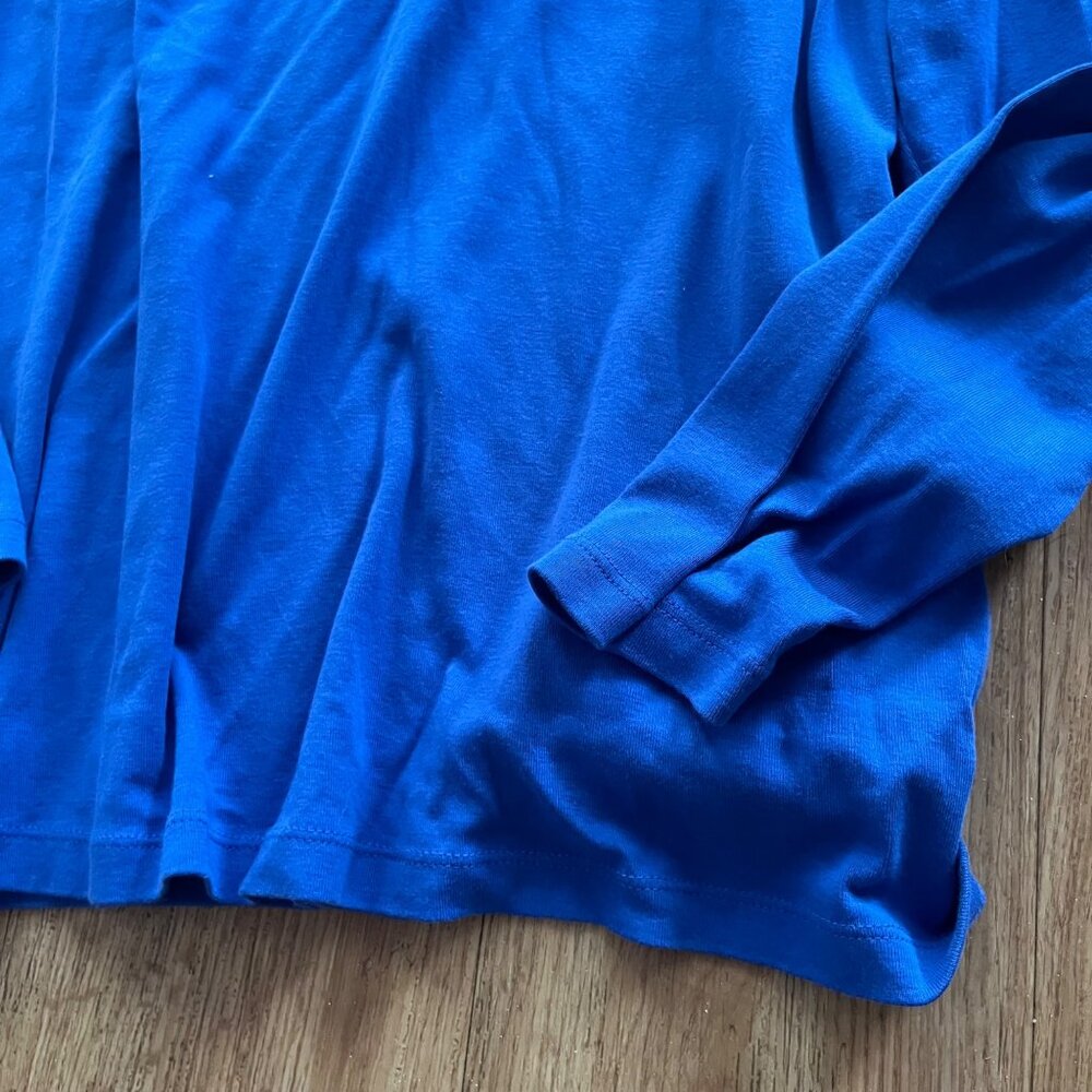 Talbots The Talbots Tee Basic Long Sleeve Top Blu… - image 4